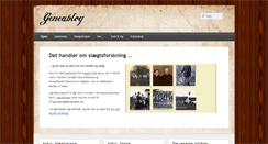 Desktop Screenshot of geneablog.kilokilokilo.dk
